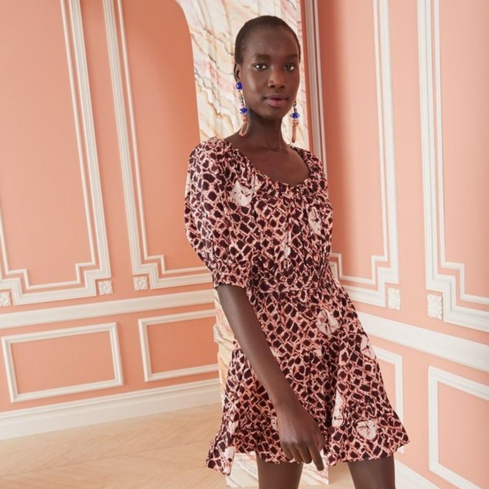 Ulla Johnson 100% Cotton Boho Printed 'Celia' Dress xsmall small